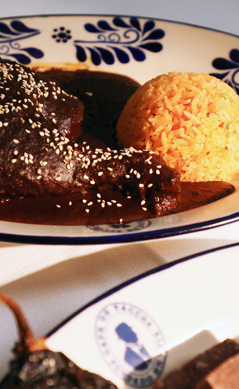 Mole poblano con pollo
